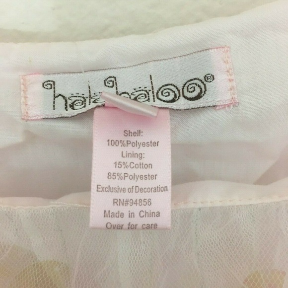 Halabaloo Pink Tulle Metallic Sequin Dress Girl 12 - Picture 3 of 6